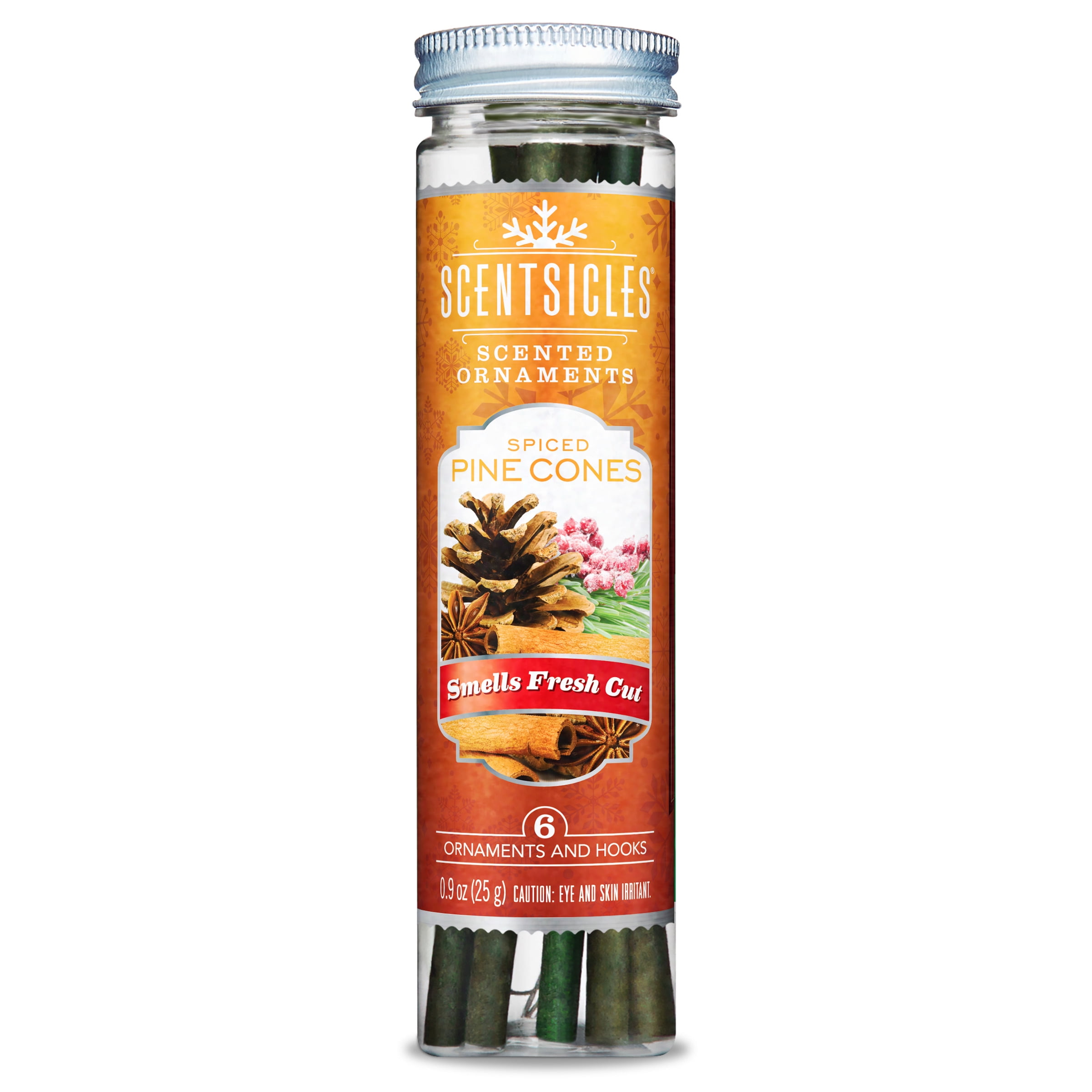 Scentsicles Scented Ornament Sticks, Spiced Pine Cones, 6ct Walmart