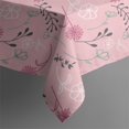 thumbnail image 5 of 60x60 Inch Waterproof Square Tablecloth, Thickened Polyester Table Cover for Dining & Parties, Floral Print, 5 of 6