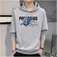 thumbnail image 2 of Sudadera con capucha blanca para hombre, sudadera negra de hip hop para hombre, sudaderas con capucha gráficas, ofertas al por mayor de diseñador, estilo coreano, algodón S, 2 of 4