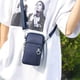 thumbnail image 5 of Bolso de hombro para teléfono móvil para mujer, bolso para teléfono móvil, bolso de hombro pequeño de tela Oxford para mujer con conector para auriculares, 19*10*6cm, 5 of 5