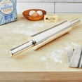 thumbnail image 4 of Fox Run Stainless Steel Rolling Pin, 18.5 x 2.6 x 2.8 inches, Metallic, 4 of 4