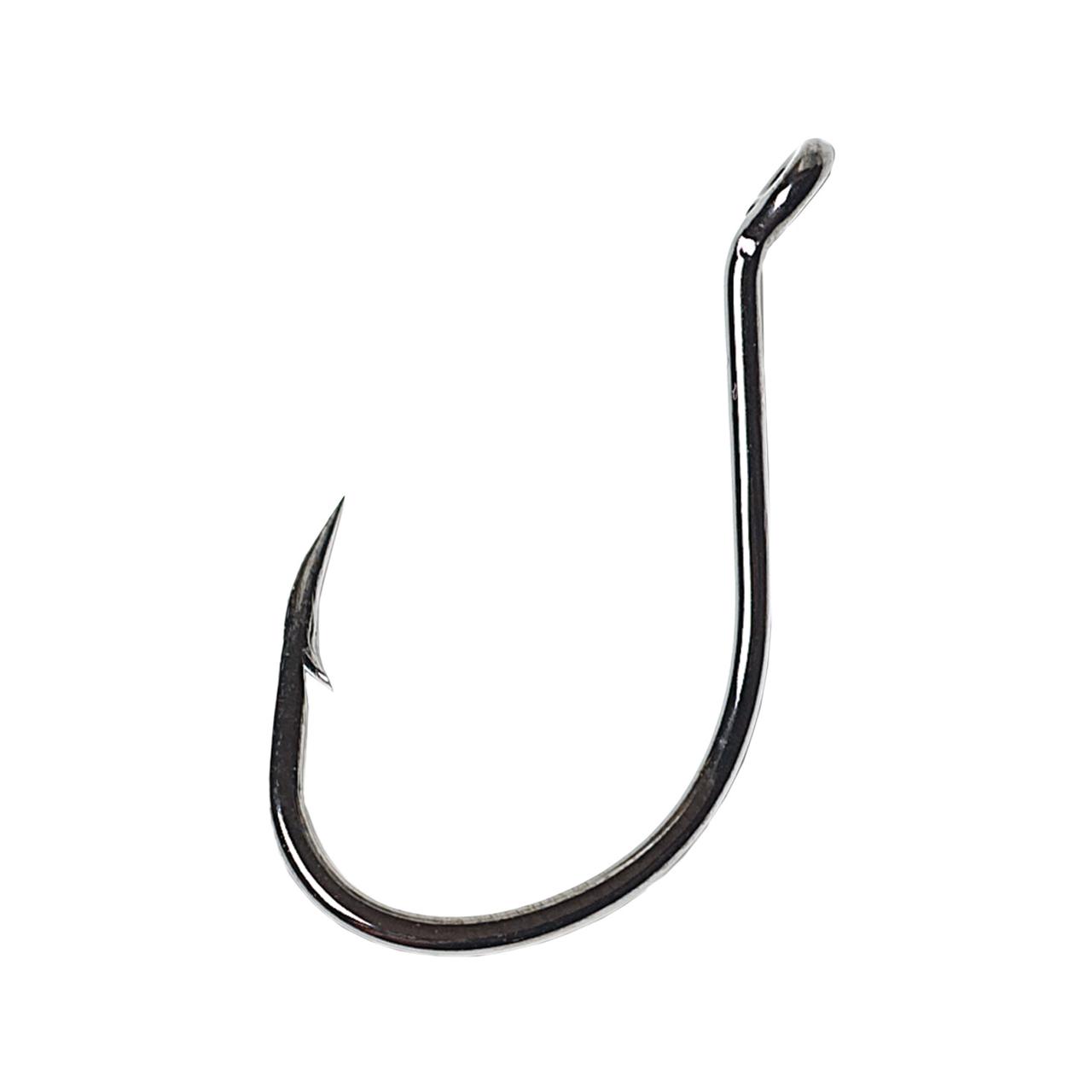 Lazer Sharp L1BUH-6 Needlepoint Short Shank Octopus Hook, Black, Size 6, 63 Pack