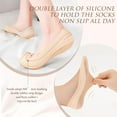 thumbnail image 5 of No Show Socks Womens 4-8 Pairs Low Cut Liner Non Slip Socks for Women Size 5-12 Footies Invisible Socks for Flat Boat, 5 of 5