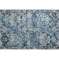 thumbnail image 2 of Addison Rugs Mayfield Washable Traditional Ornate Blue Rectangle Rug, 1'8" x 2'6", 2 of 5