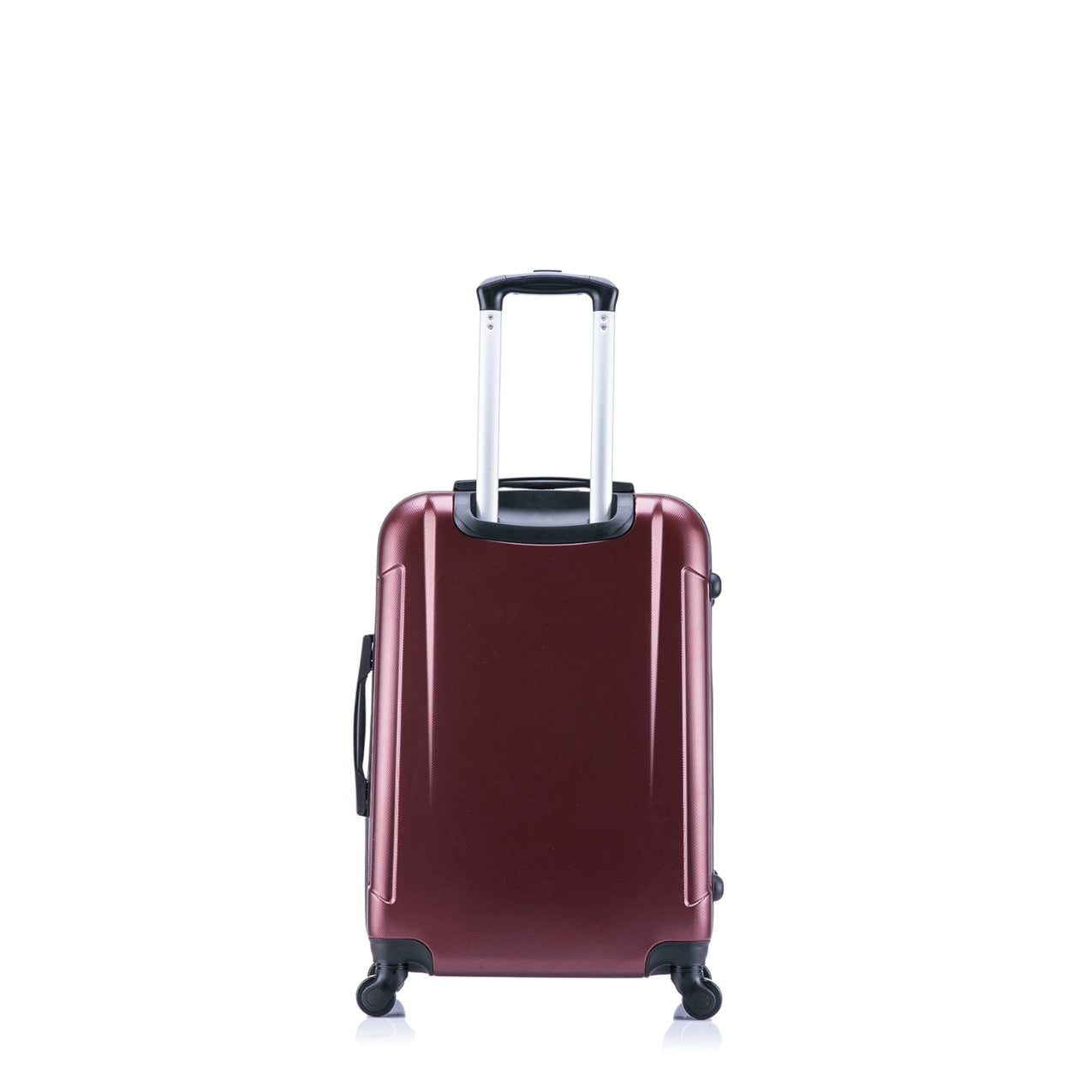 InUSA Pilot 24" Hardside Lightweight Luggage with Spinner Wheels, Handle, and Trolley, Wine