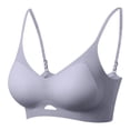 thumbnail image 3 of Sujetador sin costuras fino para mujer: sujeción suave, copa semirrígida, sin aros, transpirable, para uso informal, yoga y mejora de la postura, 3 of 3