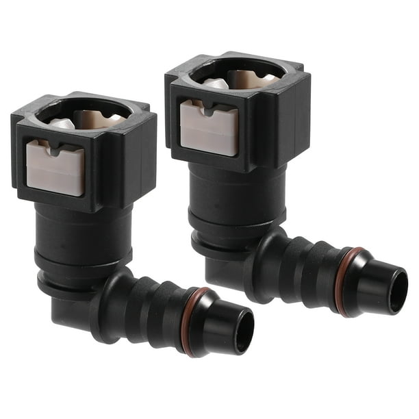 2uds Coche Combustible Línea Rápido Conector para 5/16 a 5/16 ID Nylon Tubo