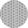thumbnail image 1 of Ahgly Tapis Rond Lavable en Machine Intérieur Transitionnel Gris, 5 Pieds Rond, 1 of 7