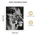 thumbnail image 2 of JRXY Lion and Lioness Hug Poster Black and White Animal Lion Wall Art Picture Print Canvas Painting Modern Home Living Room Decor Poster  pattern1, 2 of 5
