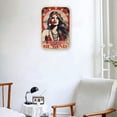 thumbnail image 3 of Hippie Girl In A World Where You Can Be Anything Be Kind Pictures Decor Vintage Decor Crystal Porcelain Painting Wall Art Home Decoration 12"x8" Desk Shelf Decor Black Framed, 3 of 8
