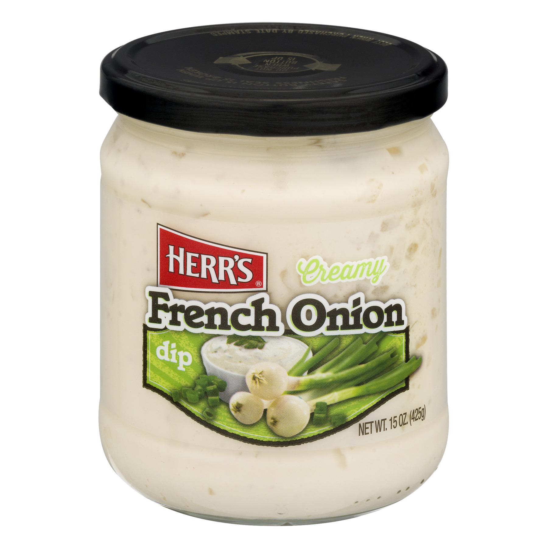 Herr's Creamy French Onion Dip, 15.5 Oz.