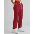 thumbnail image 4 of GHSDFBB Women's Cinch Bottom Sweatpants High Waisted Athletic Joggers, 4 of 6