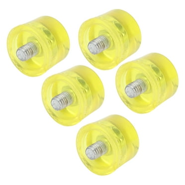 Rubber Hammer Mallet 1.2" Diameter Hammer Replacement Rubber Plastic Striking Head Tips Set Small Rubber Mallet