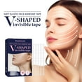 thumbnail image 5 of 60Pcs/Box V Shaped Invisible Tape Waterproof V Face Adhesive Tape Breathable Face Lifting Patch Tighten Chin Sticker, 5 of 5
