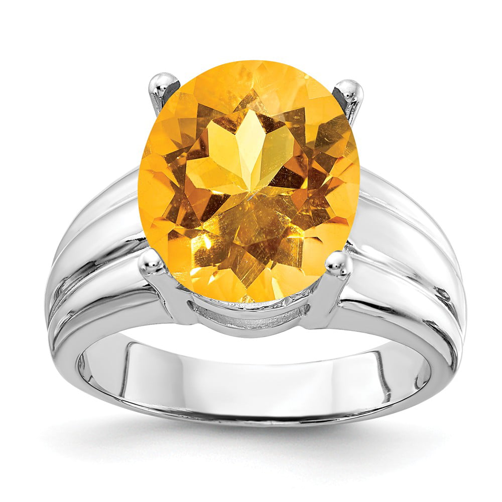 Gorgeous 4Ct Oval Citrine Halo Ring Women Anniversary Jewelry 14K Gold Plated