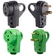 thumbnail image 2 of Conector macho y hembra de clavija de cobre de nailon negro de 30 A con anillo de tiro trasero especial para motocicleta de 125 V, 2 of 6