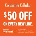 Consumer Cellular Iris Flip Phone, 8GB, Black with Camera
