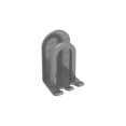 thumbnail image 2 of Soporte de aluminio para cepillos de dientes Accesorios de ducha de baño sin perforaciones en la pared Gris Macarena Porta cepillo de dientes, 2 of 8