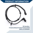 thumbnail image 5 of Unique Bargains ABS Wheel Speed Sensor Front Left ABS Sensor Anti-lock Braking System Sensor No.F7ZZ2C205AA/970250/F7ZZ2C205AB/2ABS1193 for FORD for MUSTANG 1997-2004, 5 of 7