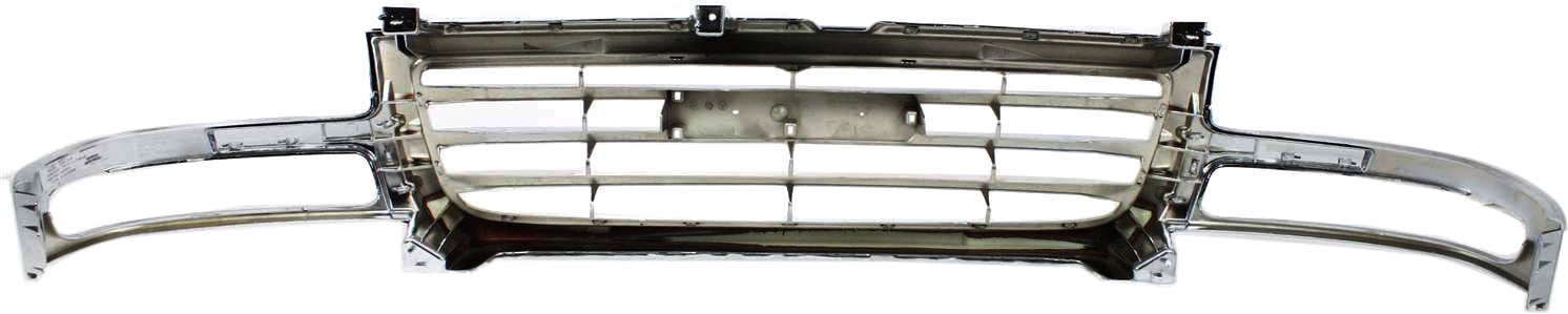 For 03-07 Sierra Pickup Truck Front Grille Grill Assembly Chrome Shell & Insert