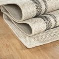 thumbnail image 3 of Beverly Rug Easy Jute Outdoor Indoor Non Shedding Easy-Cleaning Rug Bordered Off-White 2x7, 3 of 7
