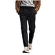 thumbnail image 2 of Puntoco Pantalones cargo de color sólido con bolsillos y cremallera, cintura elástica y largo completo para hombre, 2 of 6