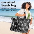 thumbnail image 2 of Fit + Fresh All The Things XL Tote Bag, Travel & Overnight Bag, White Dot, 2 of 8