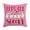 B004- Style D, variant on Halloween Home Decor, Pink Halloween Decorations, Cute Ghost Decor, Ghost Pillow Cover, 18X18 Inch Set of 4 Halloween Pillow Covers with White Ghost, Jack O Lantern and Witch Hat