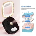 thumbnail image 5 of Espejo de maquillaje con luz y humidificador de bolsillo Nano Mist, 5 of 5