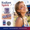 thumbnail image 5 of Red White Blue Hair Glitter Stick – 4th of July Face Body Glitter, Waterproof Makeup for Hair Skin, USA Flag Decor, 5 of 6