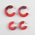 thumbnail image 1 of Estilo Tridimensional Tipo C Pendientes Distintivos Pendientes Acrílicos Color Caramelo para Mujer Pendientes Elegantes Pendientes Elegantes, 1 of 5