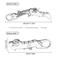 thumbnail image 3 of Abrazadera para quitar anzuelos con línea de mano, controlador de pescado, plegable (negro), 3 of 7