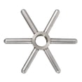 thumbnail image 1 of MasteelfCA 1Pc Stainless Steel Rinser Head Cup Washer Head Bar Coffee Shop Supply Silver, 1 of 8
