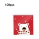 thumbnail image 5 of Bolsa de regalo Wosthever Paquete de 100 Navidad Fiesta Dulces Galletas, 5 of 6