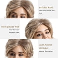 thumbnail image 3 of Fashion Wig Short Haircut Wigs Short Human Hair Synthetic Wig PS Wig Cap, 3 of 5