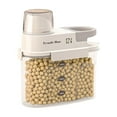 thumbnail image 2 of Clearance Under $5!Yyuenw Cereal Containers Storage Airtight Dry Food Storage Container Thicken Plastic Clear Food Storage Box with Pouring Spout, Measring Cup for Grain, Flour Snacks, 2 of 5