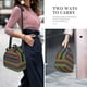 thumbnail image 5 of Fotbe Rainbow Chequerboard Bolsa de Almuerzo con Estampado, Lonchera Aislada, Contenedores de Comida Reutilizables Tipo Cooler a Prueba de Fugas, 5 of 6