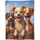 thumbnail image 1 of Manta polar con diseño de cachorro para sofá cama de 127 x 101 cm, ideal para niñas, mujeres, hombres y niños. Manta de peluche súper suave y cálida para amantes de los perros, ideal como regalo de, 1 of 6