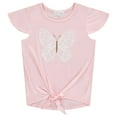 thumbnail image 4 of BTween Girls 4 Pack Floral Fashion Summer Clothes Set - Tutu Skirt Tank Top Short Sleeve and Biker Shorts, 4 of 5