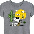 thumbnail image 3 of Peanuts - Snoopy & Woodstock - Women's Short Sleeve Graphic T-Shirt, 3 of 6
