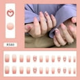 thumbnail image 1 of Uñas postizas a presión, uñas postizas europeas, uñas postizas a presión, con sellado UV, uñas brillantes, cobertura total, uñas postizas artificiales, uñas para mujeres, 1 of 5