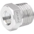 thumbnail image 1 of HAHDAXIA Bague Hexagonale Réductrice en Acier Inoxydable, 1-1/4 Pouces NPT Mâle vers 1/2 Pouces NPT Femelle, Raccord de Tuyau de Bague de Réducteur, 1 of 6