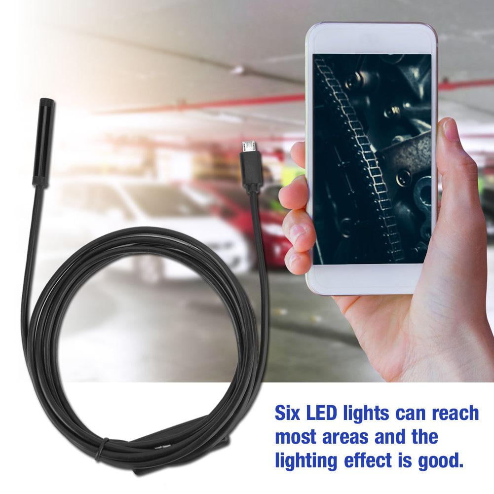 OTVIAP USB Endoscope,Endoscope,AN97 2M 7mm 6LED USB Mobile Phone