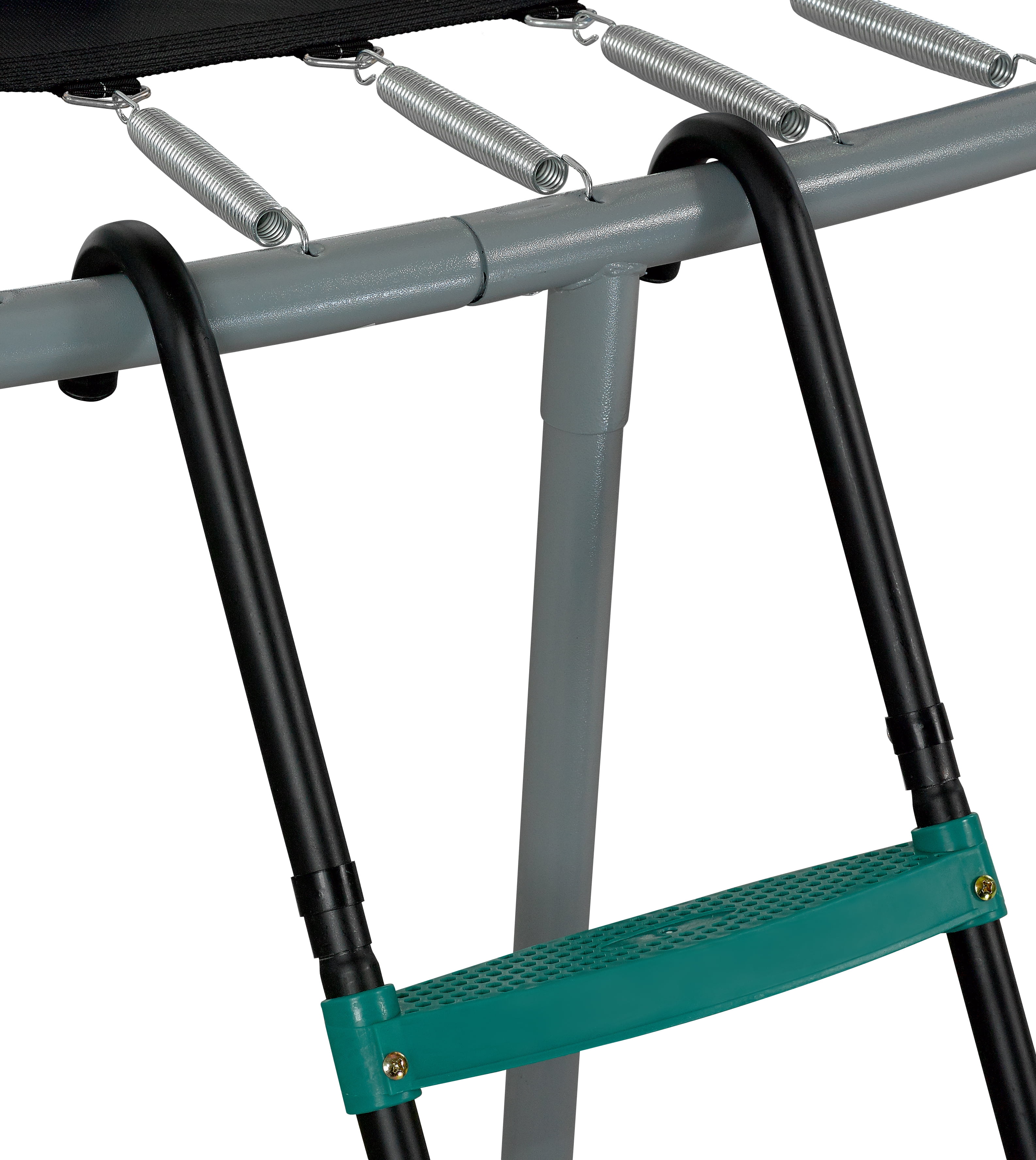 Upper Bounce 42-Inch Trampoline Ladder, 3 Steps, Foldable, Green