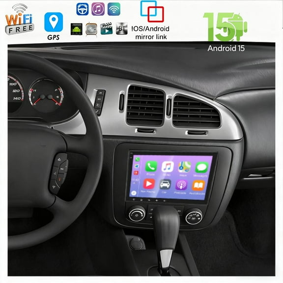 Molaner Car Radio Stereo for Chevrolet Monte Carlo 2006-2007 8 inch Touch Screen Car Stereo Fit for Wireless CarPlay Andriod Auto, Bluetooth, GPS, HiFi, SWC, WiFi,2 32G