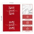 thumbnail image 5 of Sm:)e Red Dahlia Flower Boho Christmas Tea Towels, 2 Count, 5 of 6