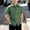 Green, variant on Toddler Boys Plaid Dress Shirts- Short Sleeve Pocket Summer Casual Kids Button Down Shirts Blue Size 2-8 T