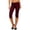 j25-Wine, variant on LIIPEE Womens Leggings Casual Solid Color Slim-Leg Cropped Low Legging Female Tight Seamless Waistband Comfortable Hip-Lifting Breathable Soft Daily Yoga Pants With Pockets,L
