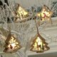 thumbnail image 2 of Adorno navideño - Adorno colgante con luz - Colgante de madera de Papá Noel - Acción de Gracias, cumpleaños, inauguración de la casa, baby shower, Año Nuevo, boda, decoración navideña, 2 of 4
