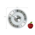 thumbnail image 2 of Nextime Unek Goods Retro Wall Clock in Glass and Stainless Steel, Round, Battery Operated, 2 of 2
